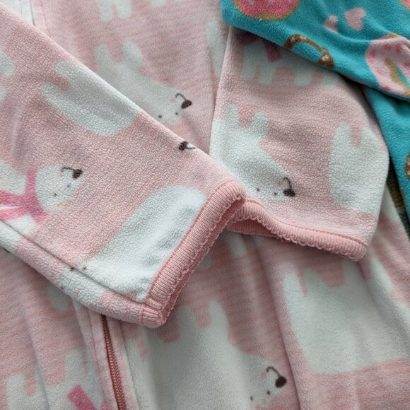 Cozy Kids Pajamas Set - Pink, Blue, and Pink Stripes - Picture 8 of 14